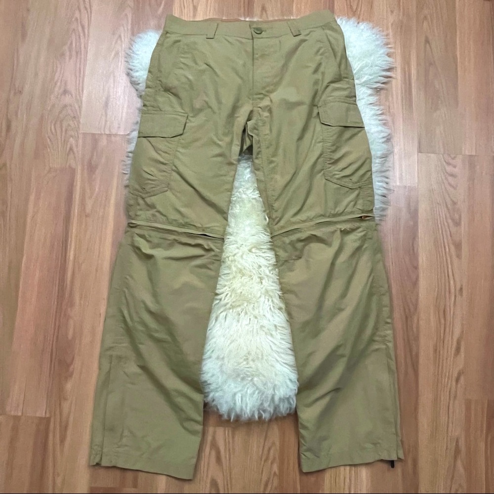 Eddie Bauer Khaki Convertible Cargo Hiking Pants 30x32 (Fits more like 28X30)